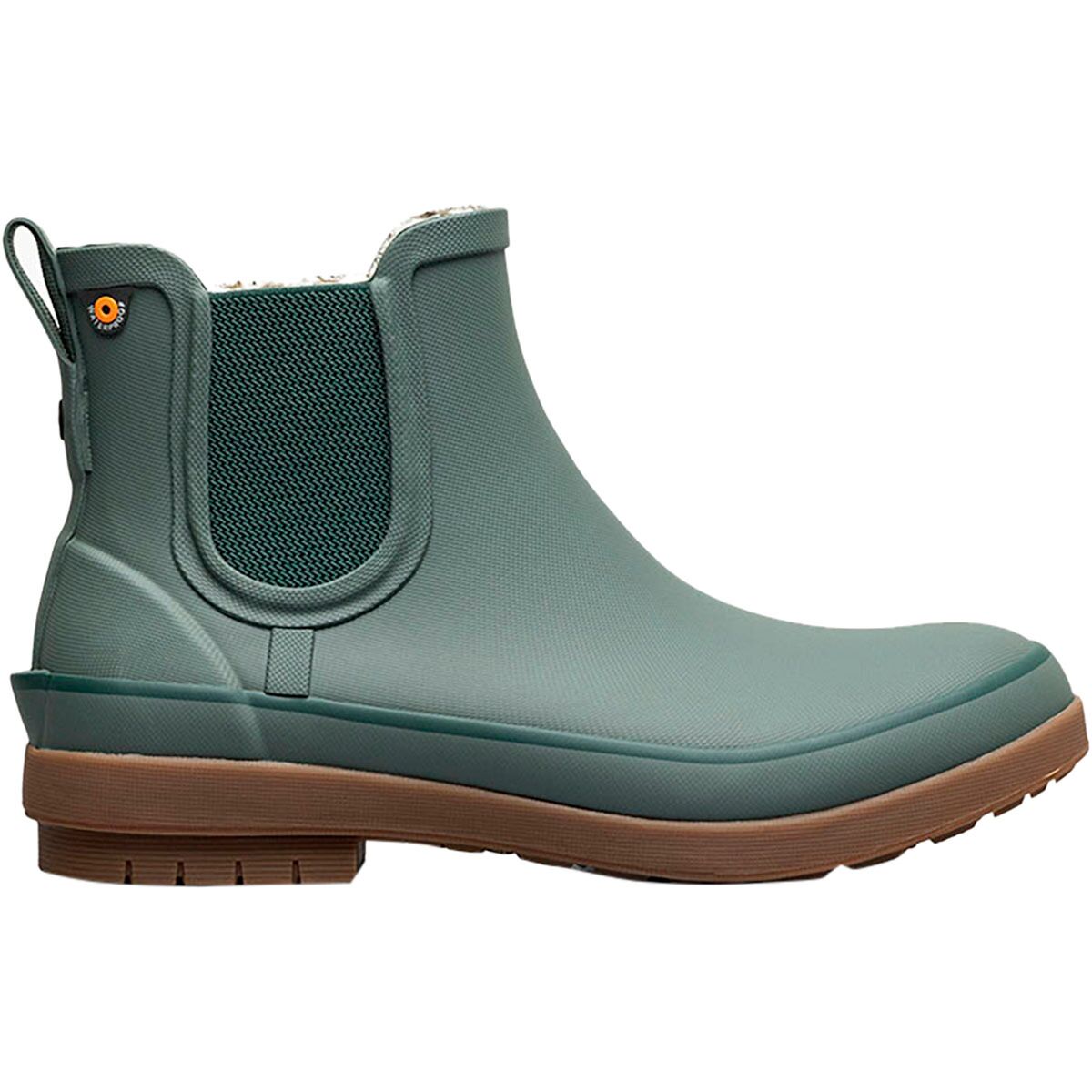 Bogs Women's Amanda Plush II Chelsea Boot in Dark Spruce - Size: 6