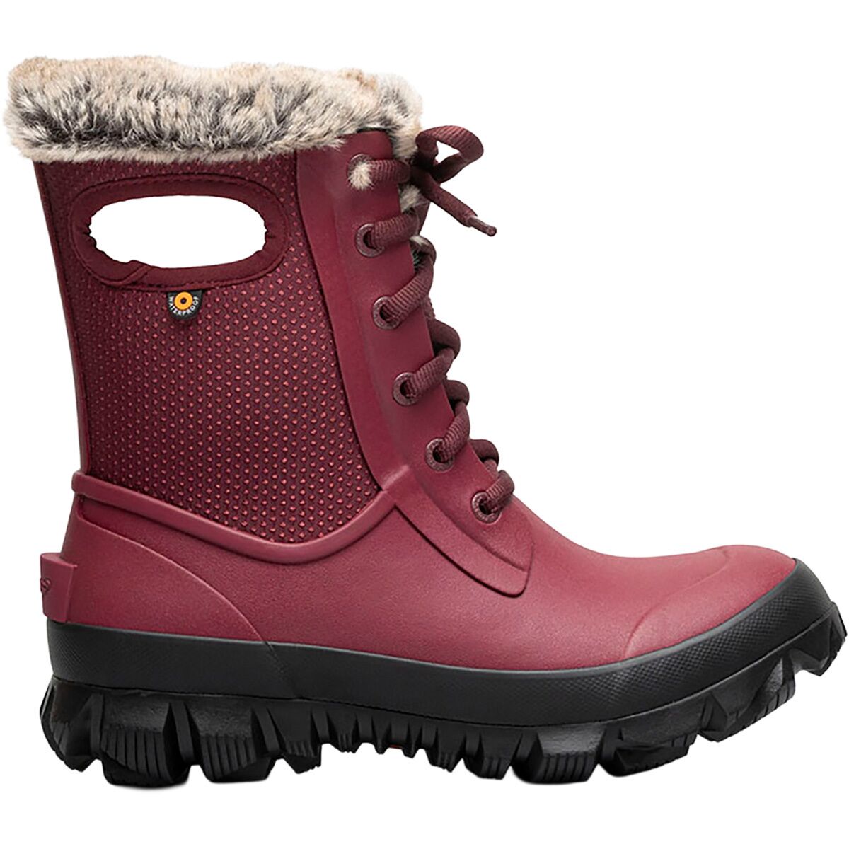 Bogs Boots Arcata Dots Women's Winter Boots Ox Blood Size 6