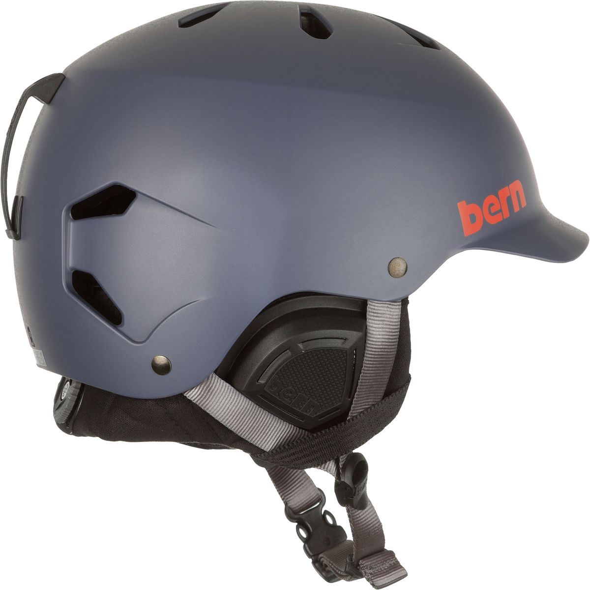 Bern Bike Helmet Bern Watts 2.0 Adult Snowboard Helmet For Men & Women, Matte Black Bern Bike Helmet Men