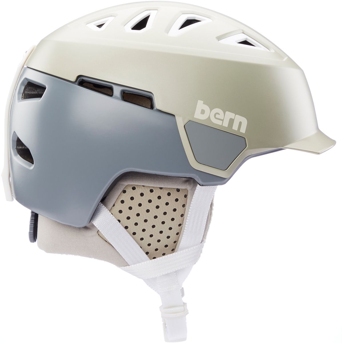 【新品未使用】bern HEIST BRIM ヘルメット Mサイズ シルバー Bern Heist Brim MIPS Helmet - Ski