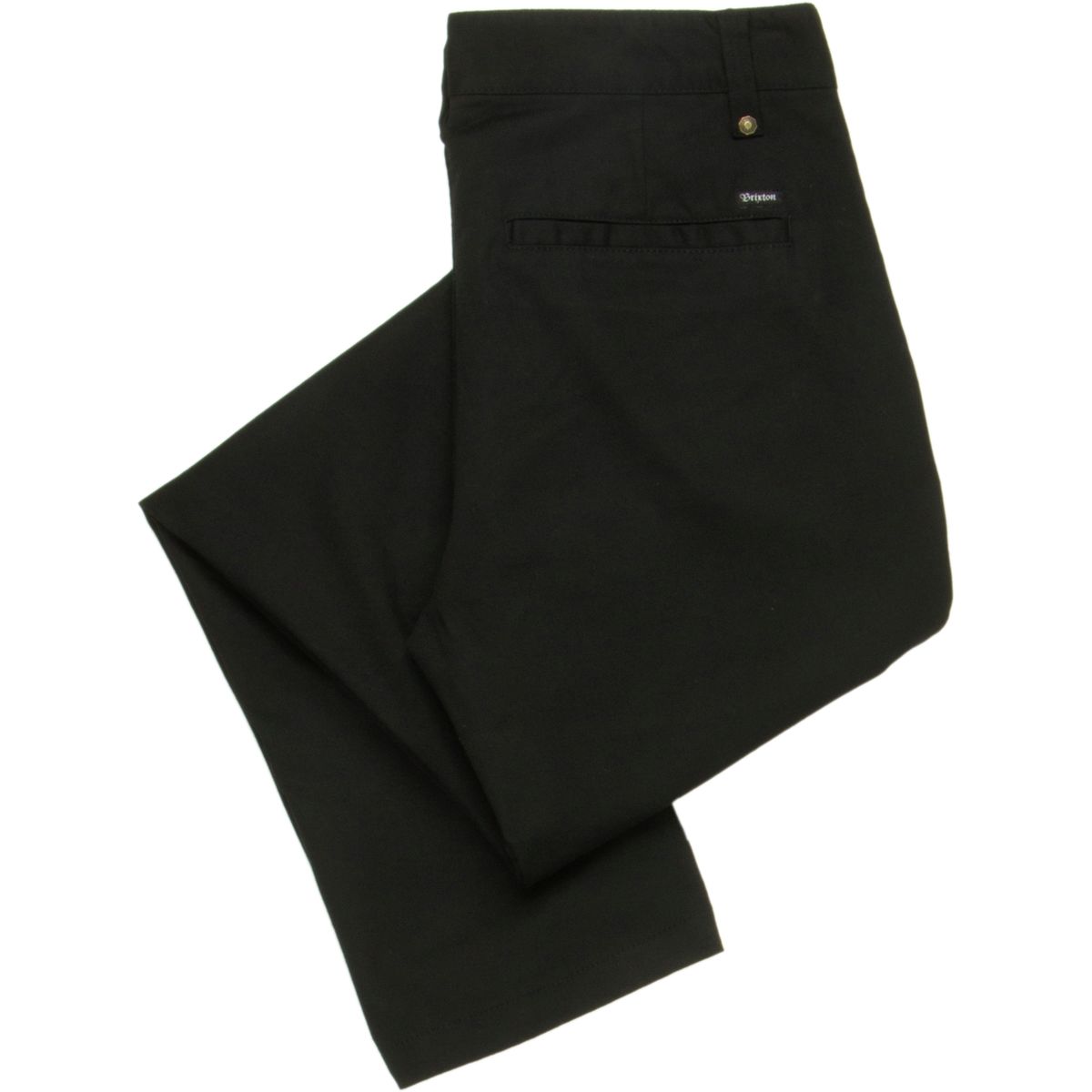 BRIXTON RESERVE CHINO PANT (BLACK) 28” Brixton Reserve Chino Pant Black at Amazon Men's Clothing store