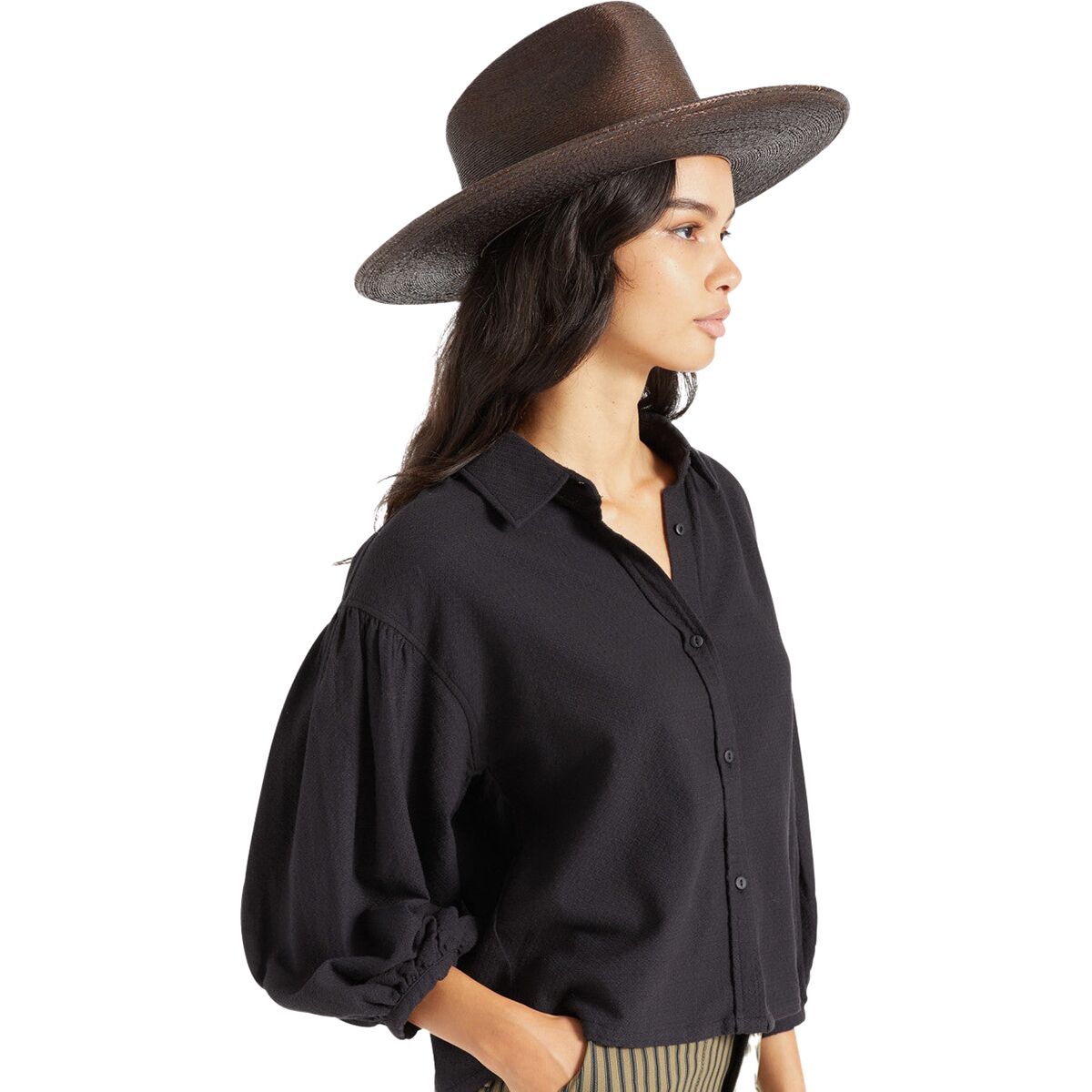 Brixton Sedona Reserve Palm Straw Cowboy Hat Brixton EL Paso Straw Reserve Cowboy Hat - Unisex | The Last  main image 3
