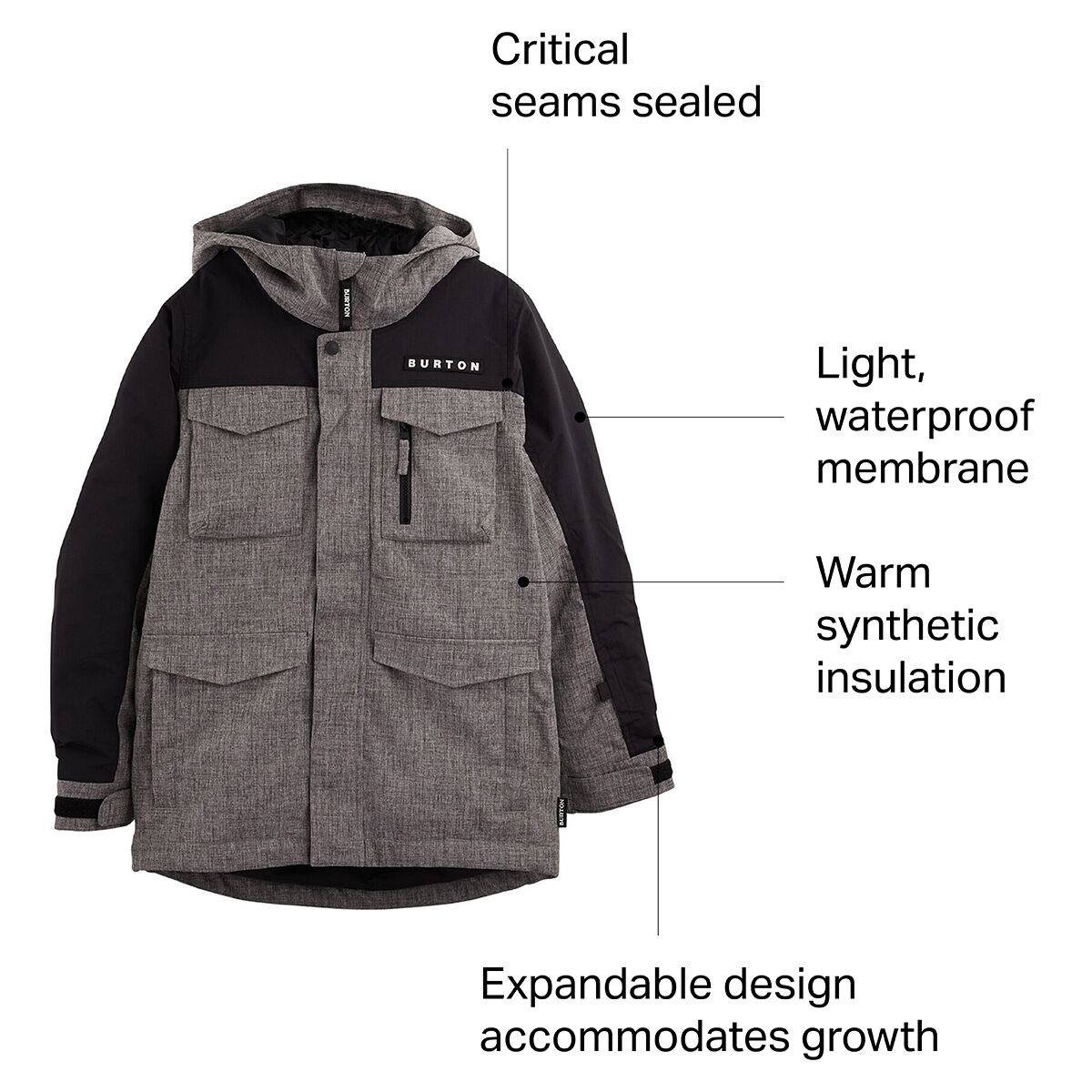 Burton Covert Jacket - Boys' - Kids