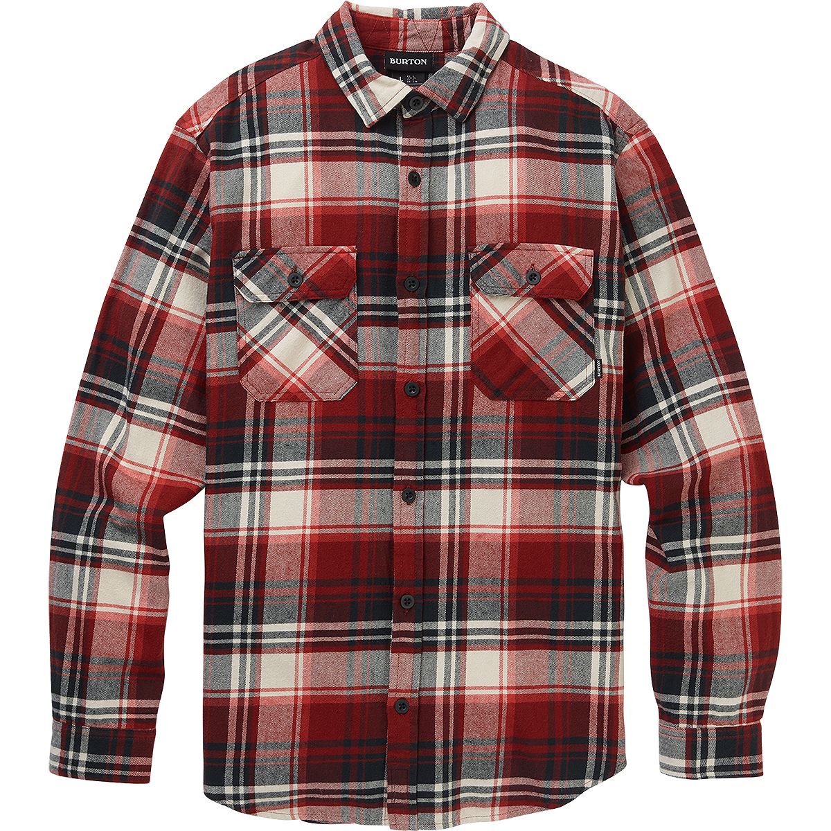 burton dress shirts Men's White Long Sleeve Button Down Shirt