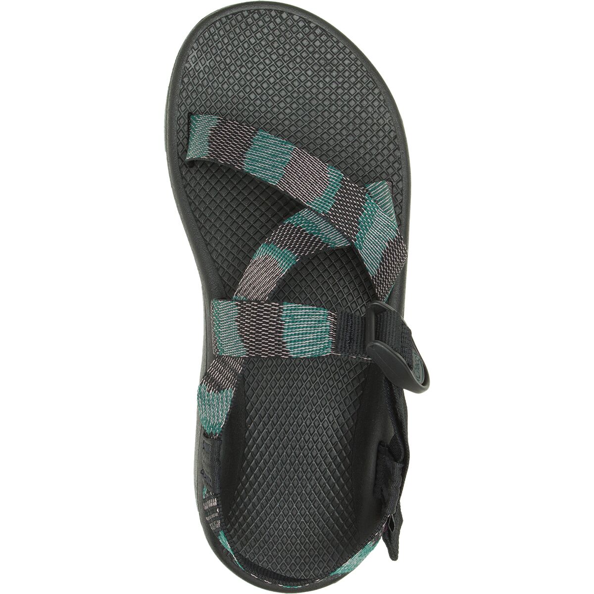 Chaco Men\'s Z/Cloud sport sandals in a black and green \