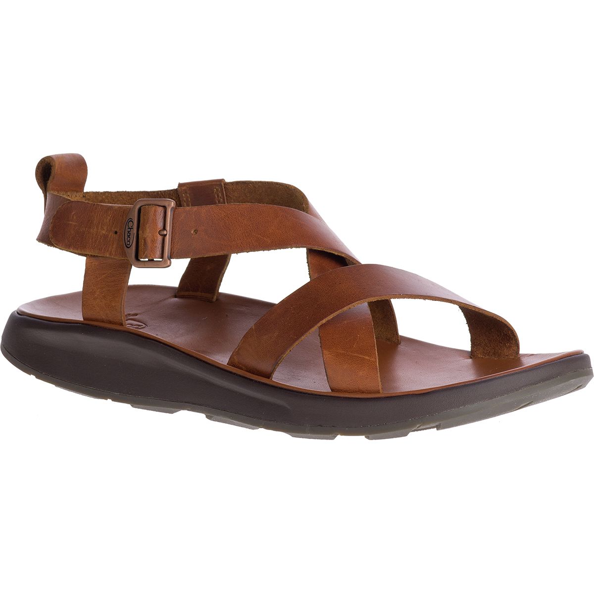 Men Chaco Wayfarer Port burgundy leather strap outdoor sandals shoes, 9 $_57.PNG?set_id=8800005007 main image 4