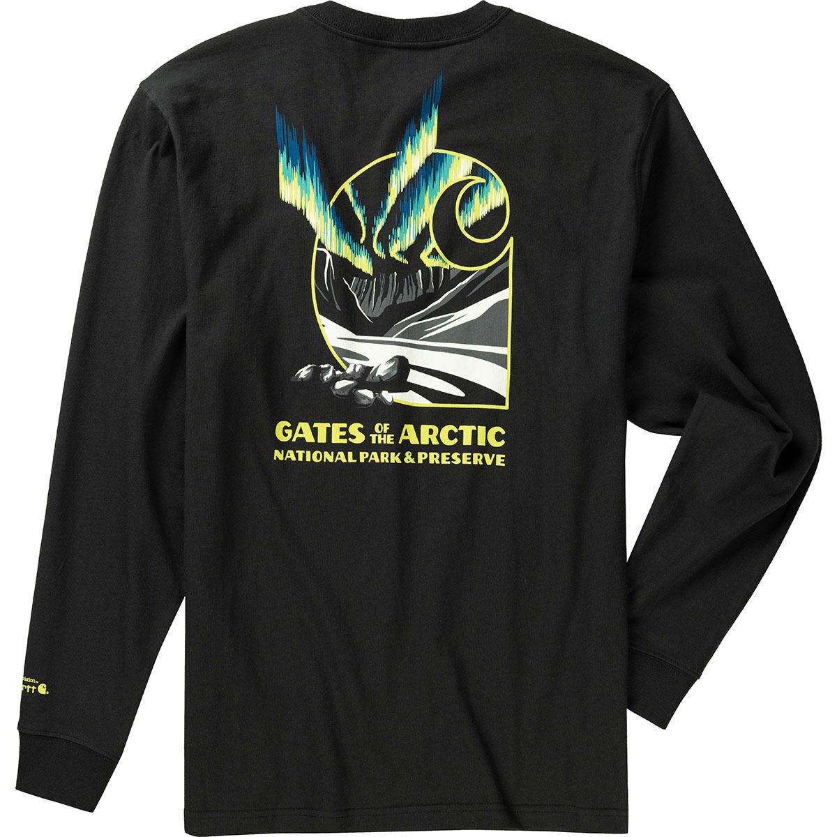 Lamp 恋人へインナーゲートフォールドTシャツ Black XL BLA.jpg