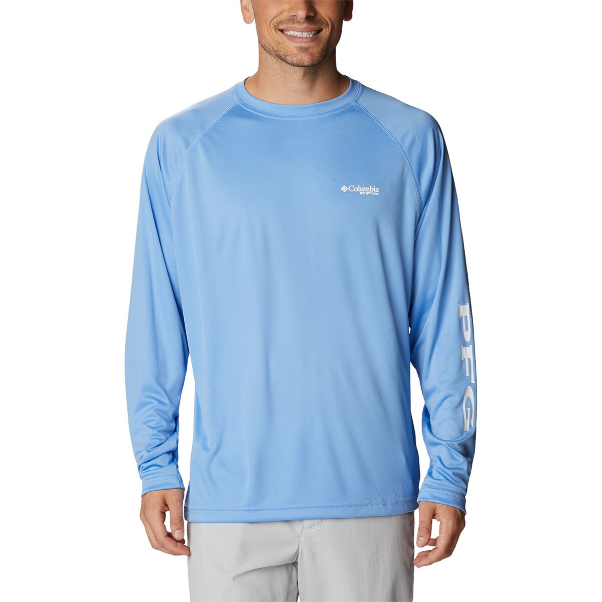 Columbia Men's Terminal Tackle Shirt in White Cap / White Logo - Size: Small