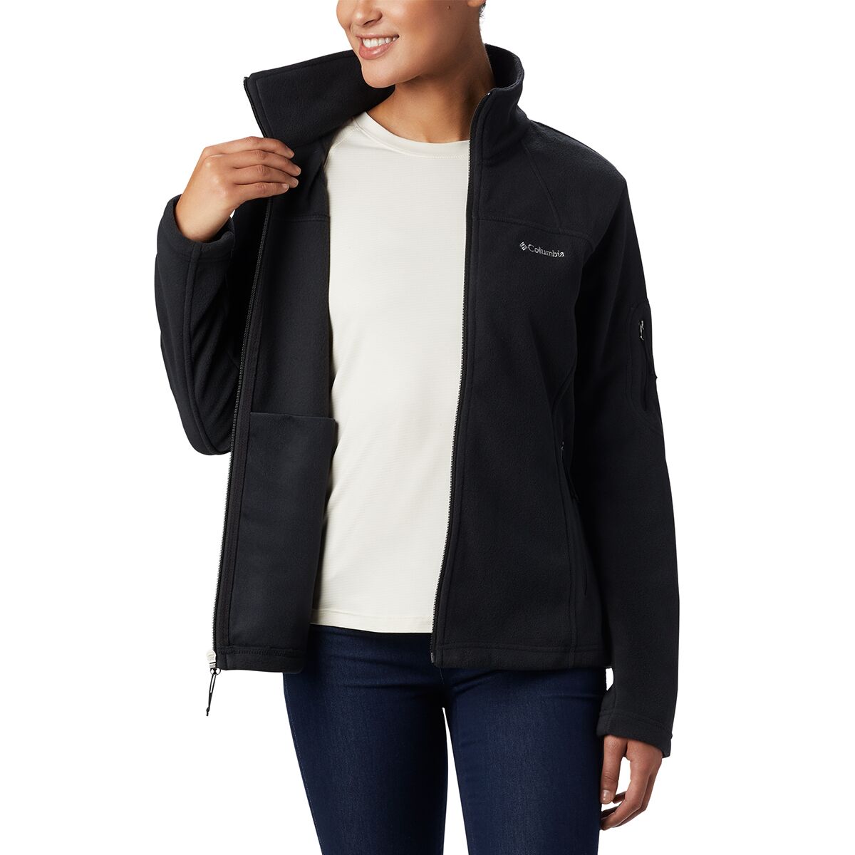 (取寄) コロンビア レディース ファスト トレック リ ジャケット Columbia women Columbia Fast Trek II Jacket Black Columbia Fast Trek II Fleece Jacket - Women's - Women