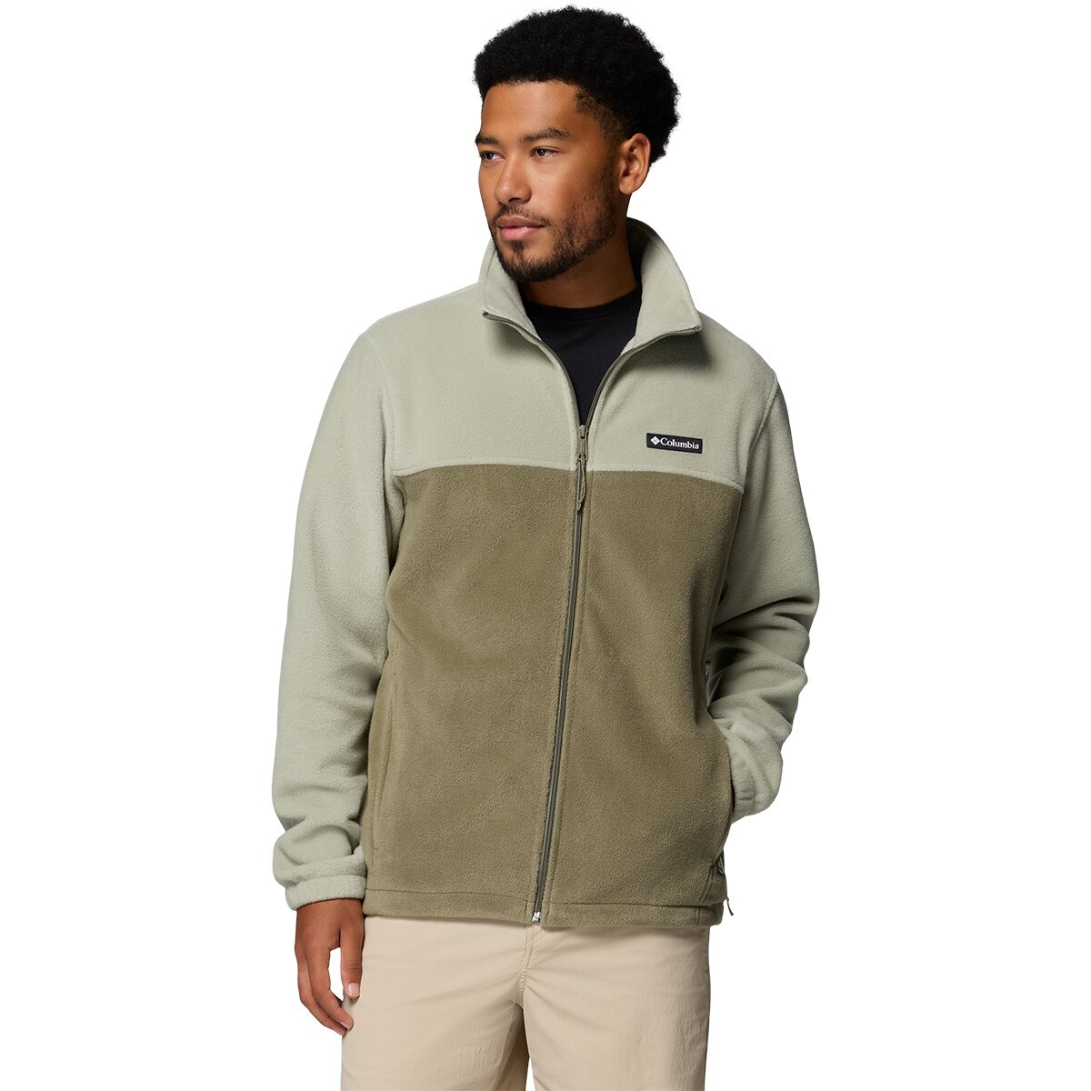 Columbia Men's Steens Mountain Full-Zip 2.0 Fleece Jacket in Safari - Size: Medium
