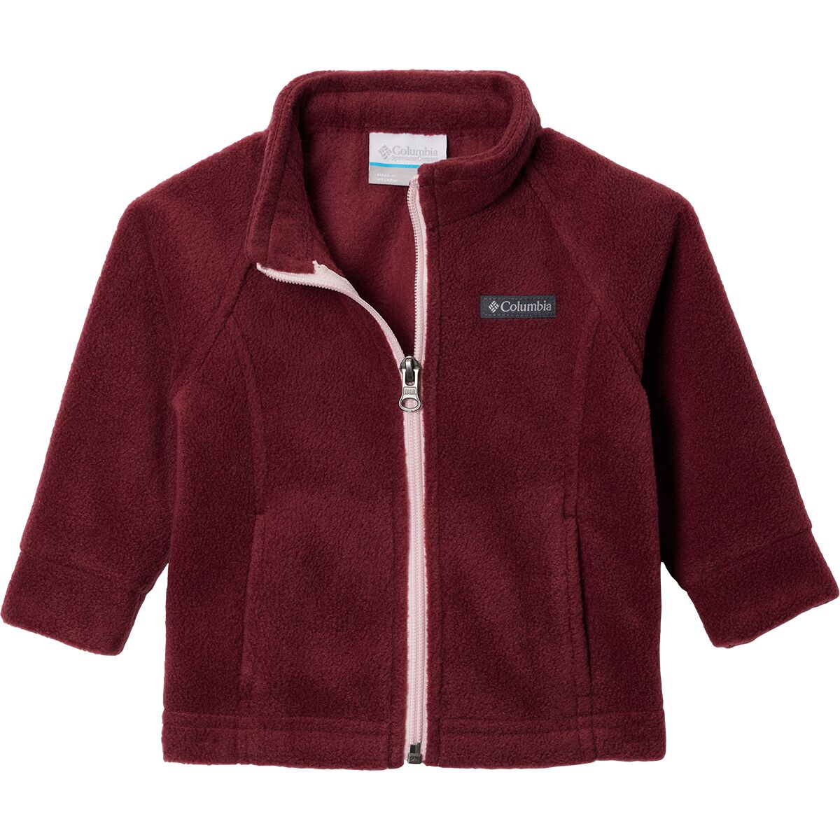 Columbia Benton Springs Fleece Jacket - Infant Girls' in Rich Wine - Size: 3/6M