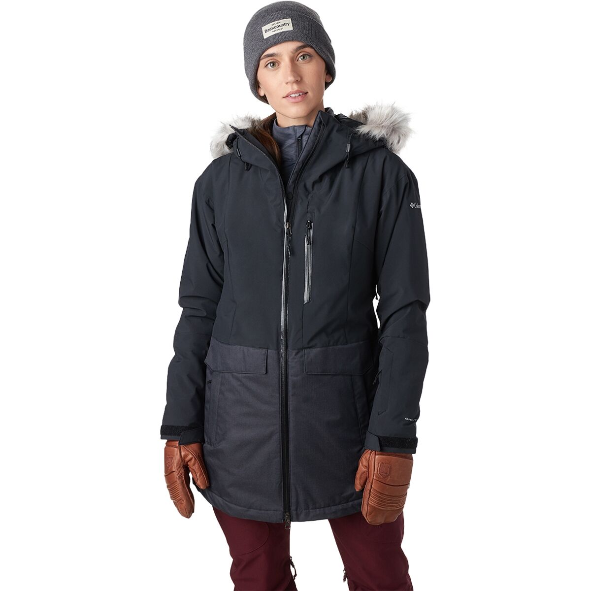 スノーボード Columbia Mount Bindo board jacket BLA.jpg