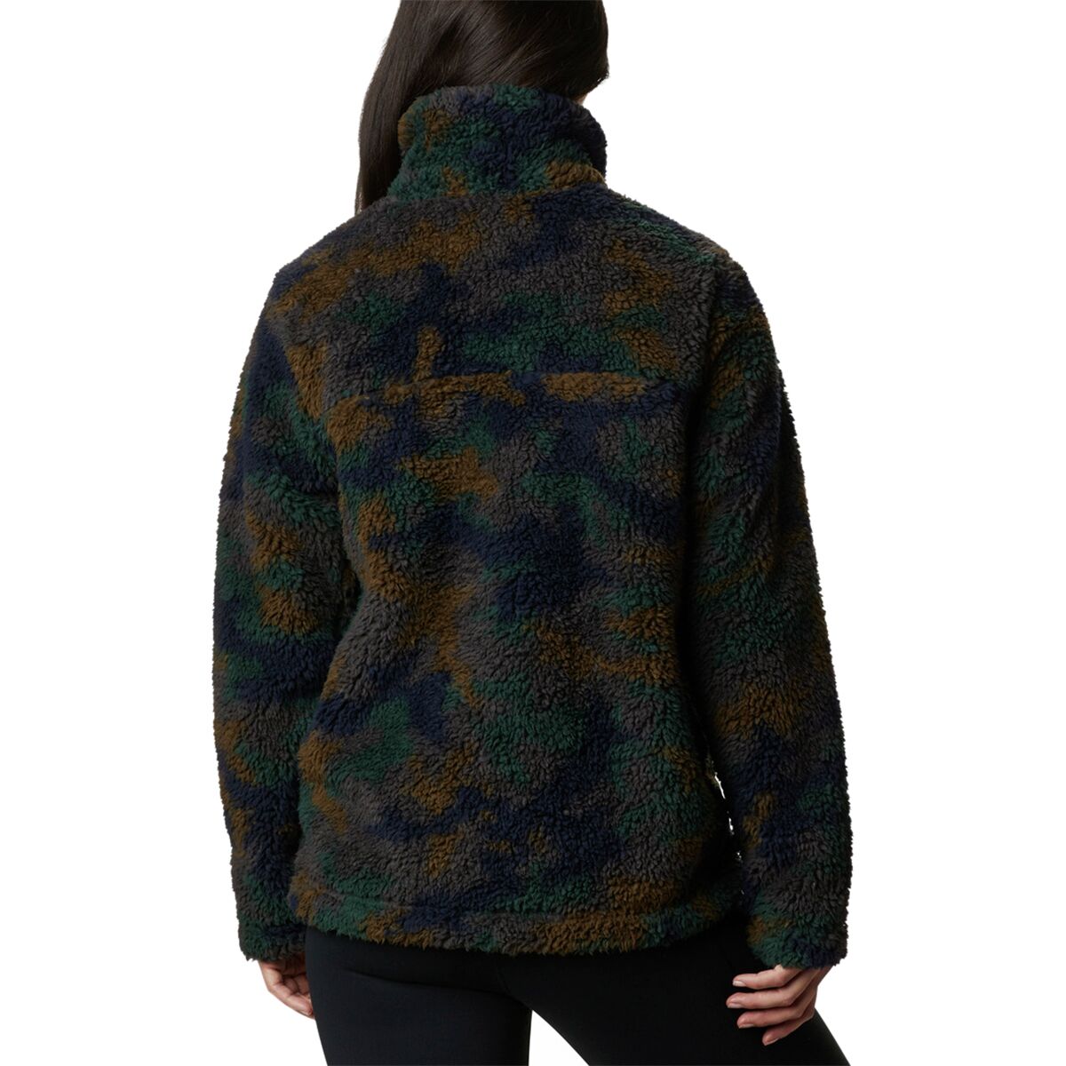 columbia camo sherpa full zip fleece