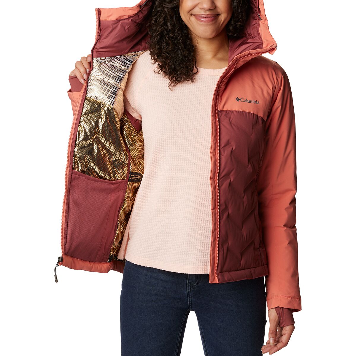 Columbia Damen Grand Trek Down Jacket - Winterjacke Mit Daunenfüllung Und Omni-Heat