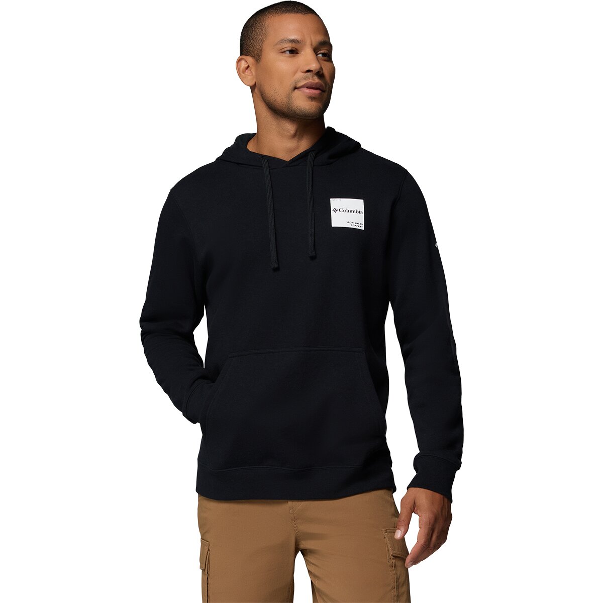 Columbia Men's Trek Hoodie in Black / Boxy Brand2 - Size: XXL