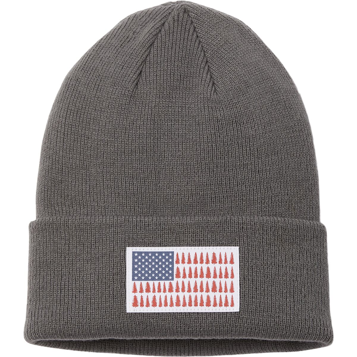 Columbia Tree Flag Cuffed Beanie in City Grey