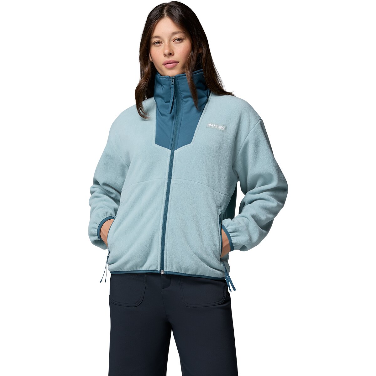 Columbia Women's Sequoia Grove Full-Zip Fleece Jacket in Crushed Blue / Everblue - Size: XL