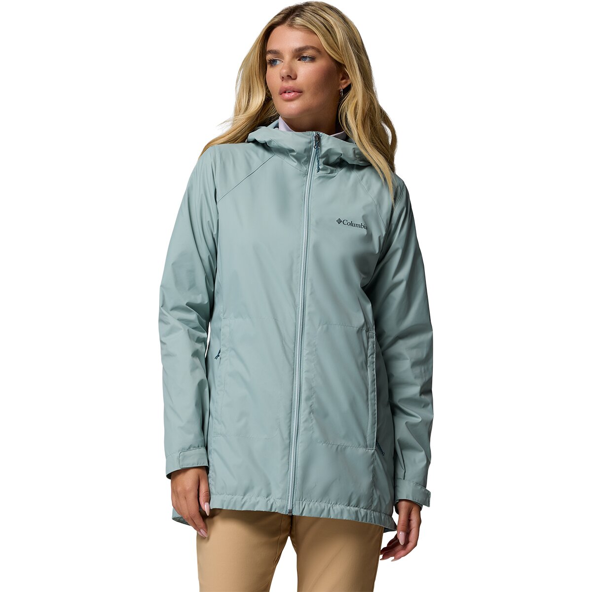 Columbia Women's Switchback II Lined Long Jacket in Crushed Blue - Size: Small