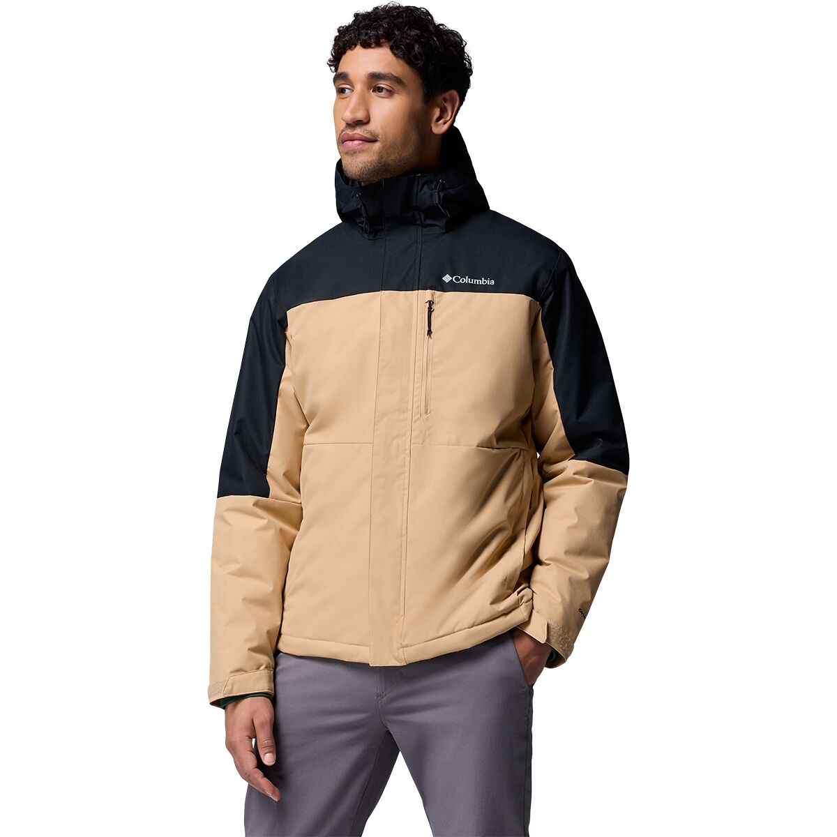 Columbia Men's Hikebound II Insulated Jacket in Canoe / Black - Size: XXL