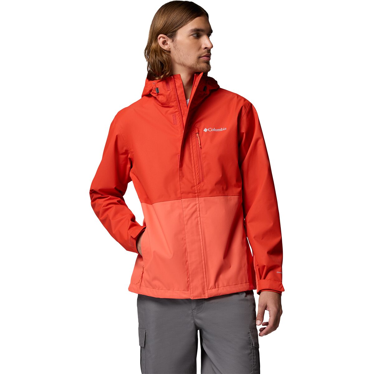 Columbia Men's Hikebound II Jacket in Super Sonic / Zing - Size: XXL