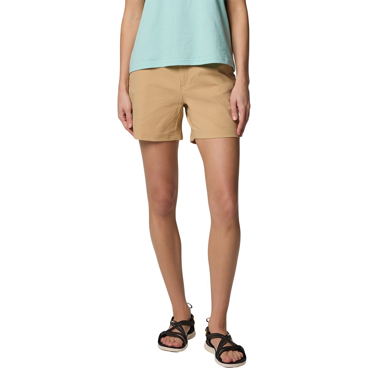 Columbia Women's Leslie Falls II 5in Short in Canoe - Size: 16