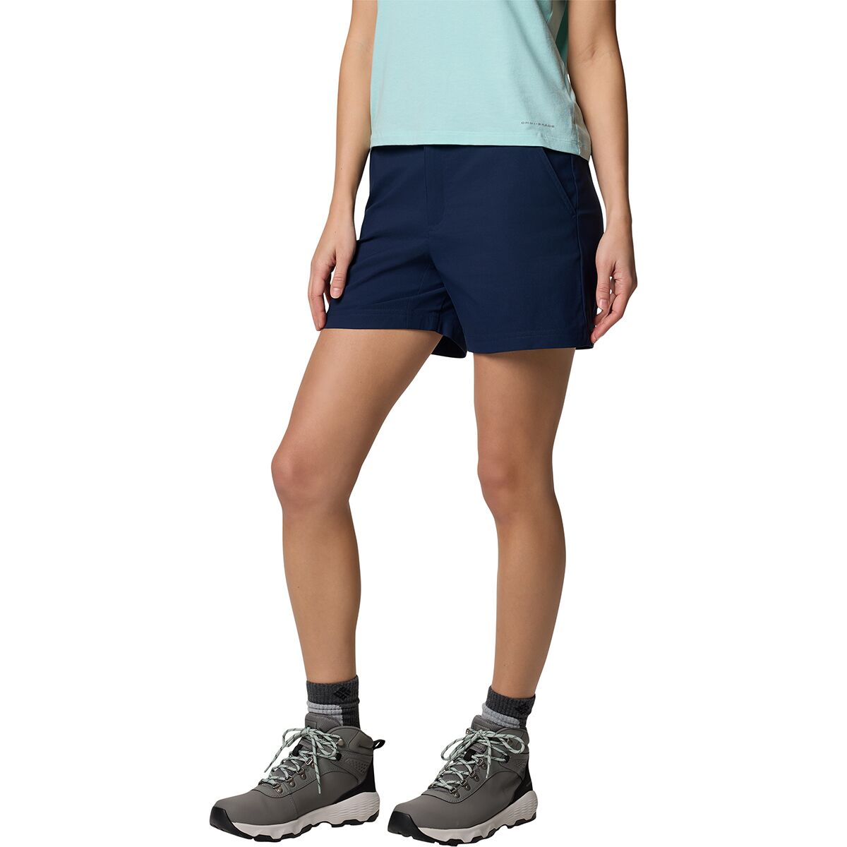 Columbia Women's Leslie Falls II 5in Short in Collegiate Navy - Size: 4