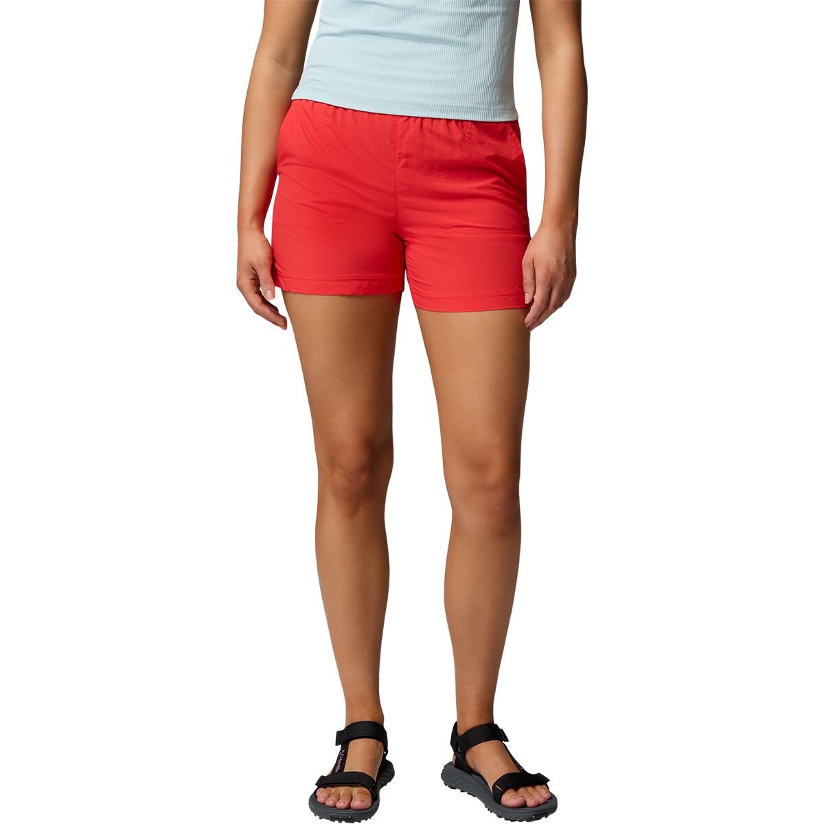 Columbia Women's Sandy River II 5in Short in Poppy Red - Size: Medium