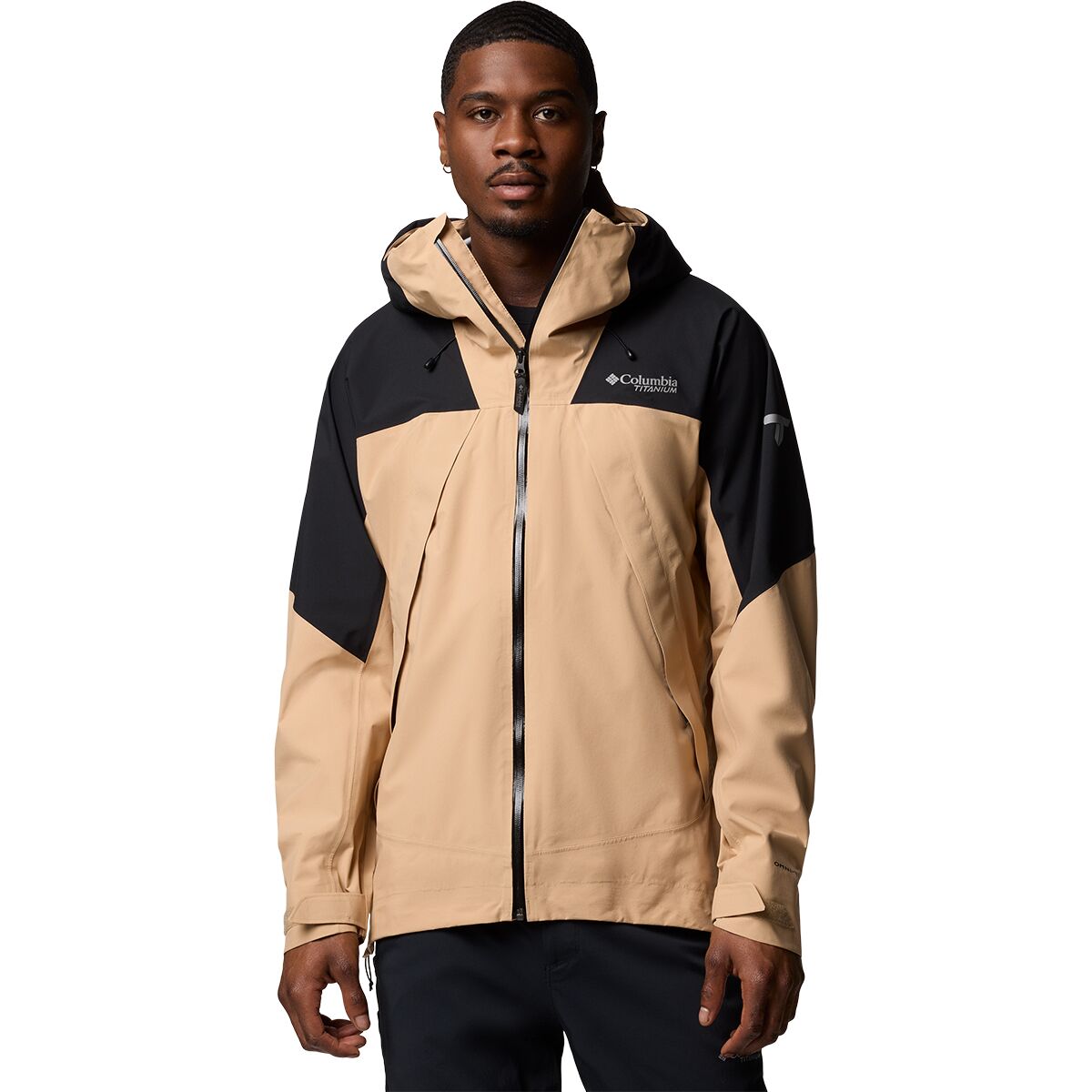 Columbia Men's Northwest Explorer 3L Shell in Canoe / Black - Size: XXL