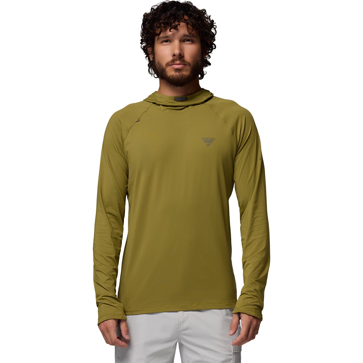 Columbia Men's Wild Cast Sun Hoodie in Grove Green - Size: XXL