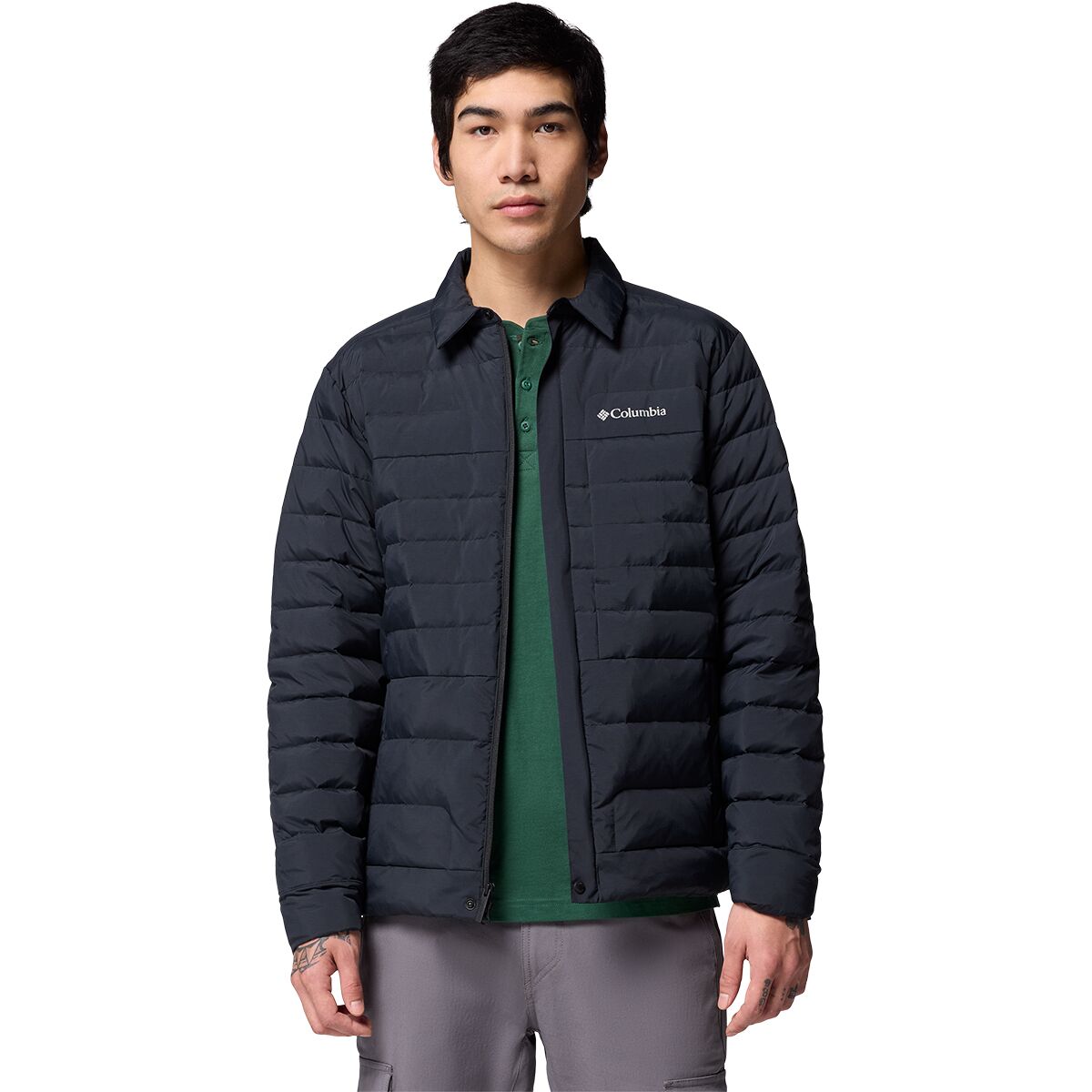 Columbia Men's Street Heights Shirt Jacket in Black - Size: XXL
