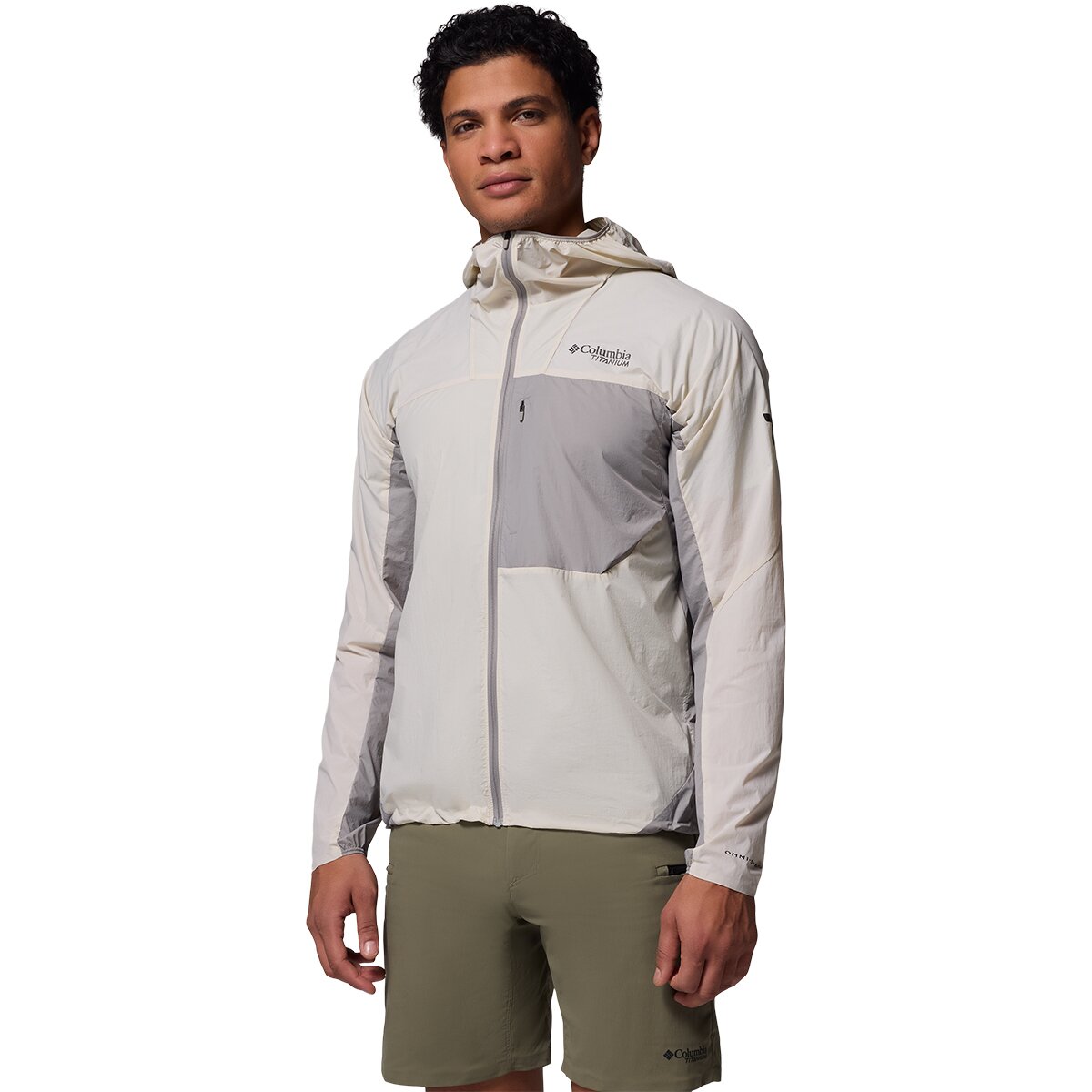 Columbia Men's Khyex Pro Wind Jacket in Ti Titanium - Size: Medium