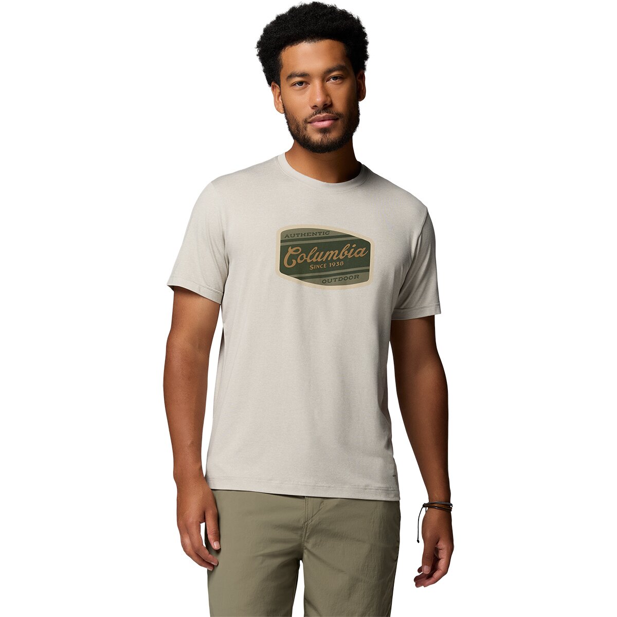 Columbia Men's Parsons Point Graphic T-Shirt in Badge Label - Size: Medium