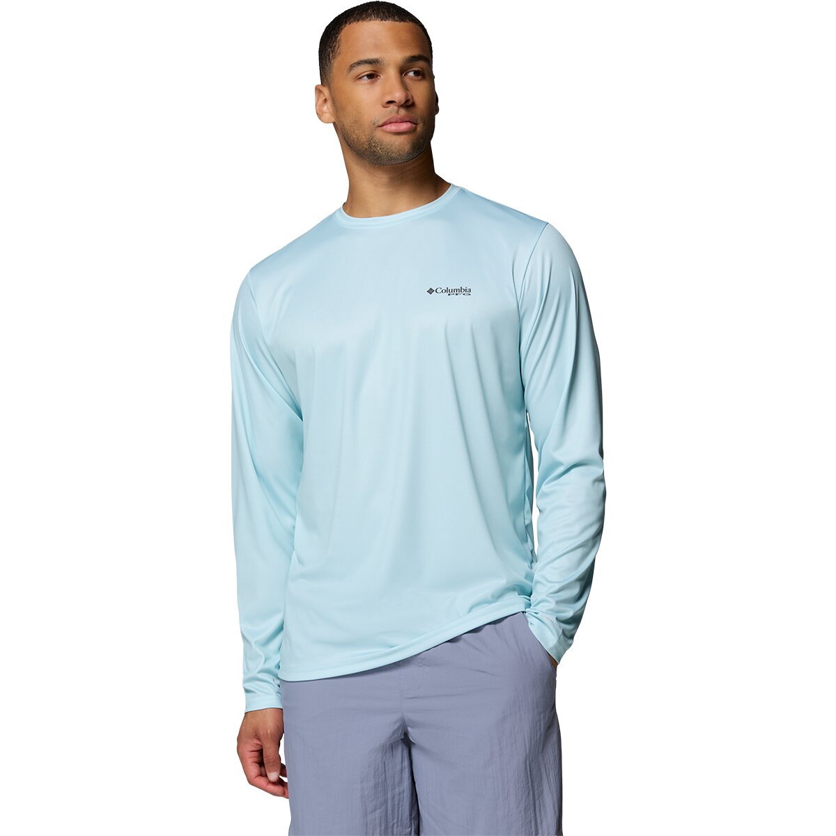 Columbia Men's Terminal Tackle PFG Shield Shirt, in Marine Light, Size 2XL | by West Marine
