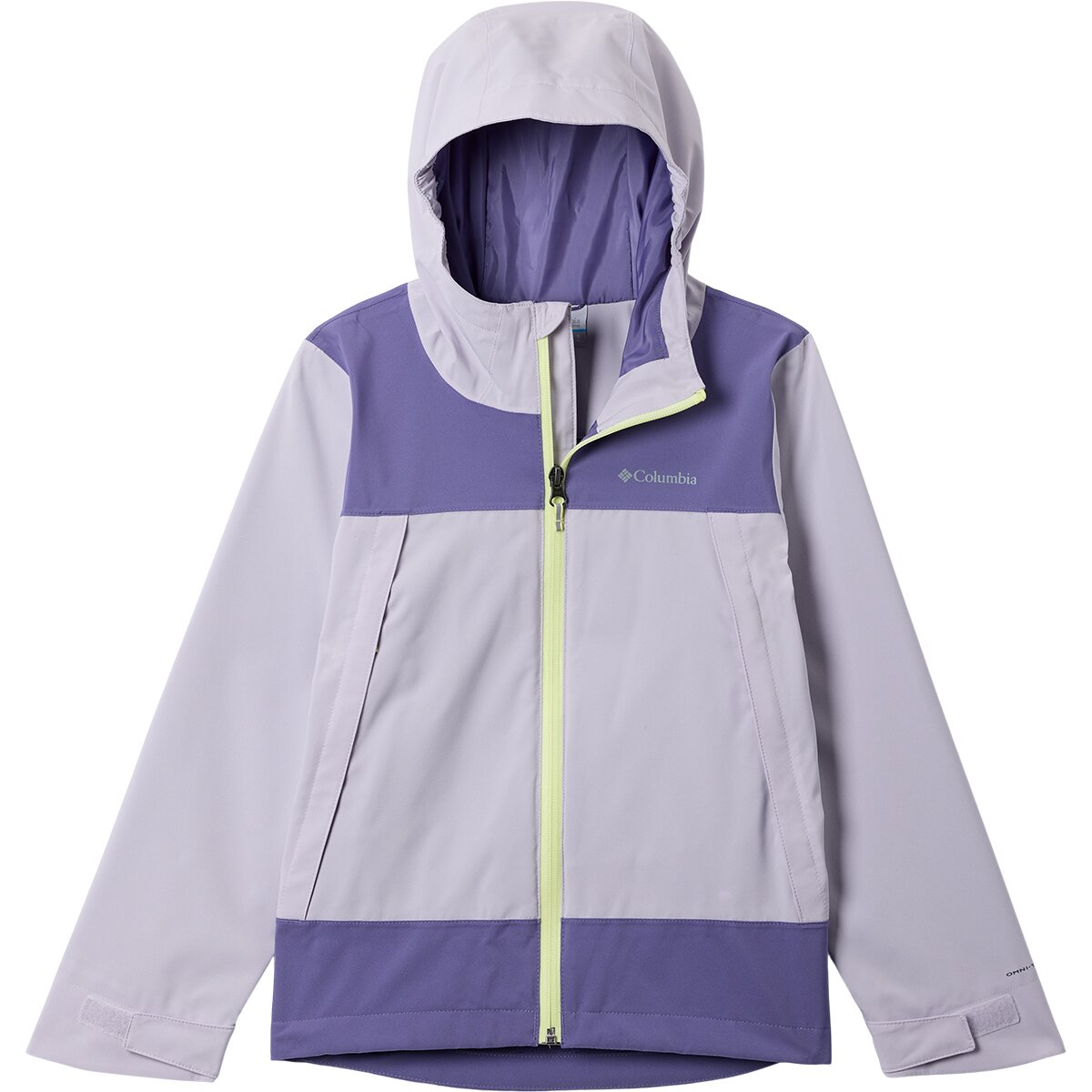 Columbia Boulder Falls Jacket - Kids' in Lavender Pearl / Storm Watch - Size: Small