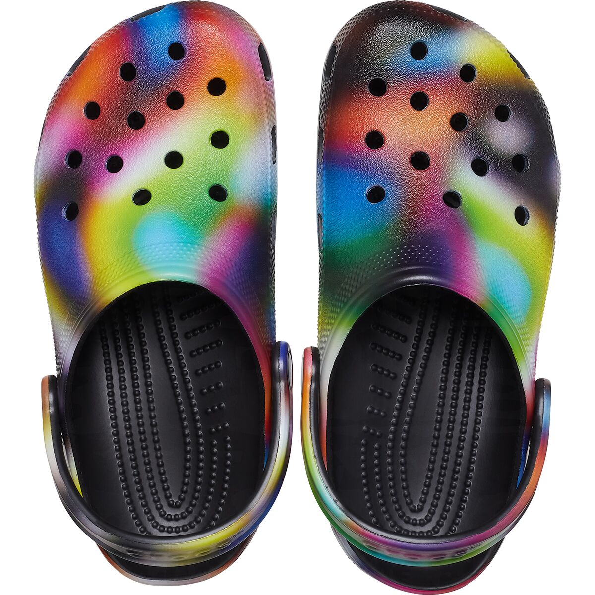 Brand New Crocs Mens Solarized Classic Slide Sandal Colorful Tie-Dye Large Strap Classic Crocs Solarized Slide Sandals Mens 15 Tie Dye | eBay main image 4