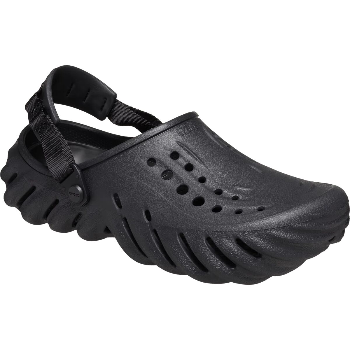 Crocs Echo Clog (Mens Size 12) Slip On Shoes Sandals Bone Black‎ New In Package Crocs Echo Wave Clog Black Sand Men main image 3