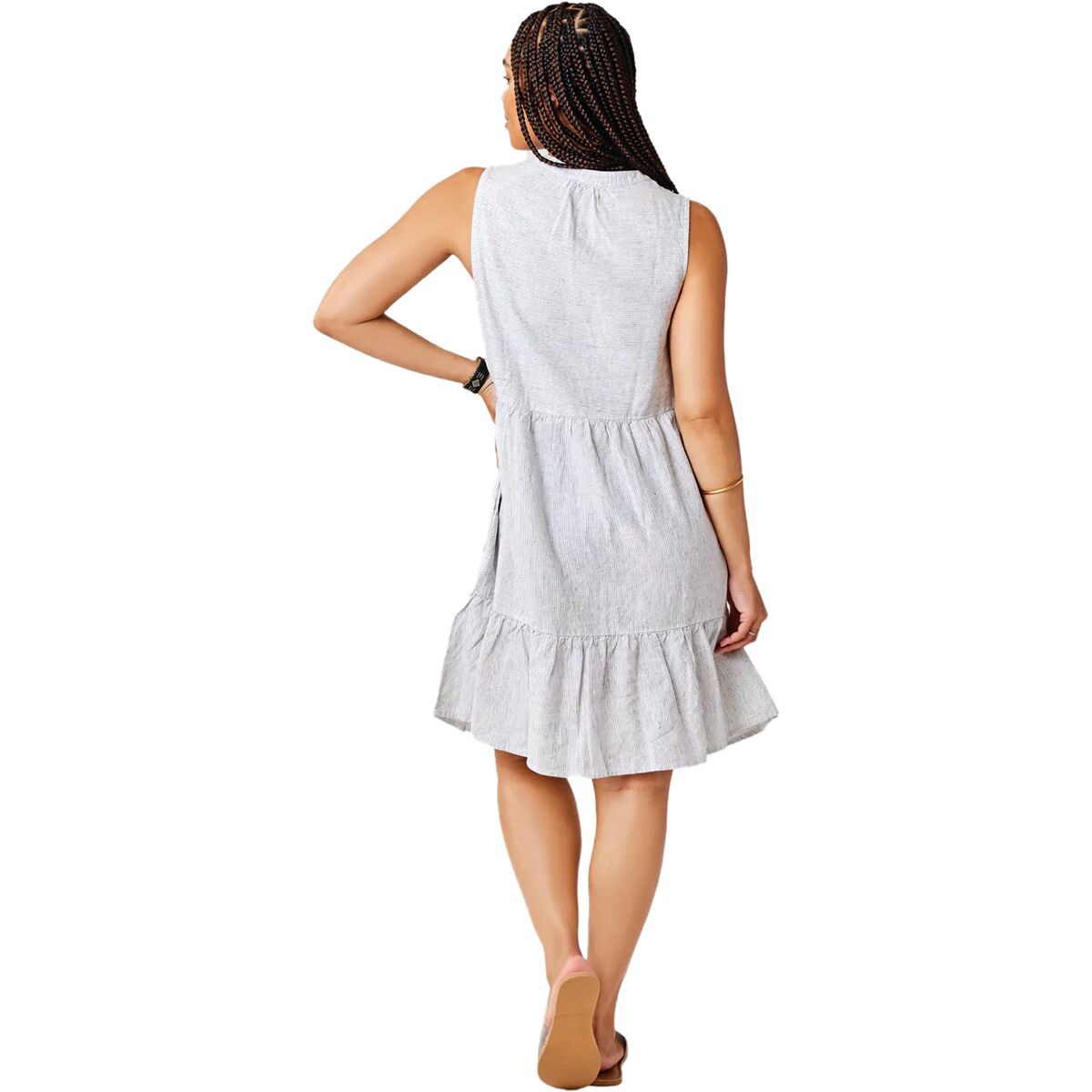 Carve Designs Nellie Linen Dress - Women's Tossed Batik, XS