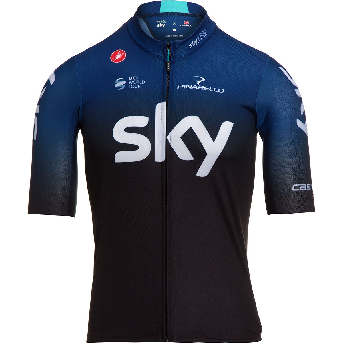 Castelli TEAM SKY Squadra Full-Zip Jersey - Men's - Men