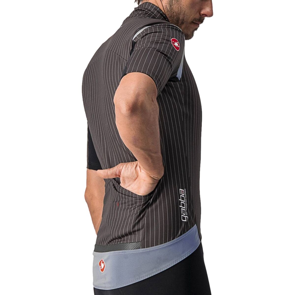 カステリ Castelli GABBA Ros Men's Jersey（L） Amazon.com: Castelli Gabba ROS Jersey - Men's Light Black