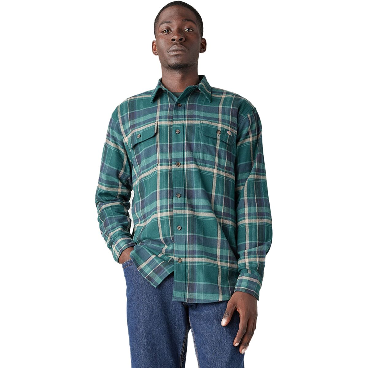 FOX Gamut Stretch Flanellen Overhemd Heren - dark grey FOX Gamut Stretch Flanellen Overhemd Heren - dark grey