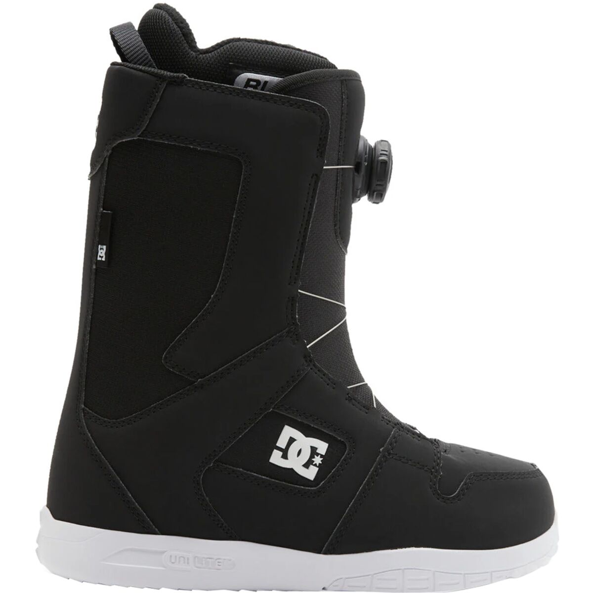 DC Womens Phase Boa Snowboard Boots, Color: Black/White, Size: 9 (ADJO100031-BKW-9B)