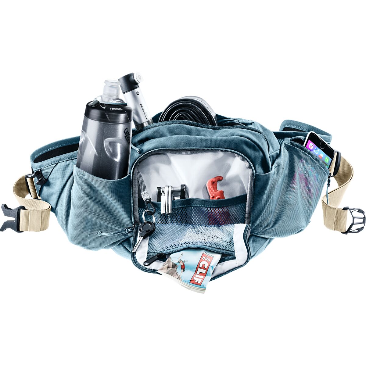 Deuter Pulse Three Hip Belt - Granite/Black, 19 X 68 X 9 Cm