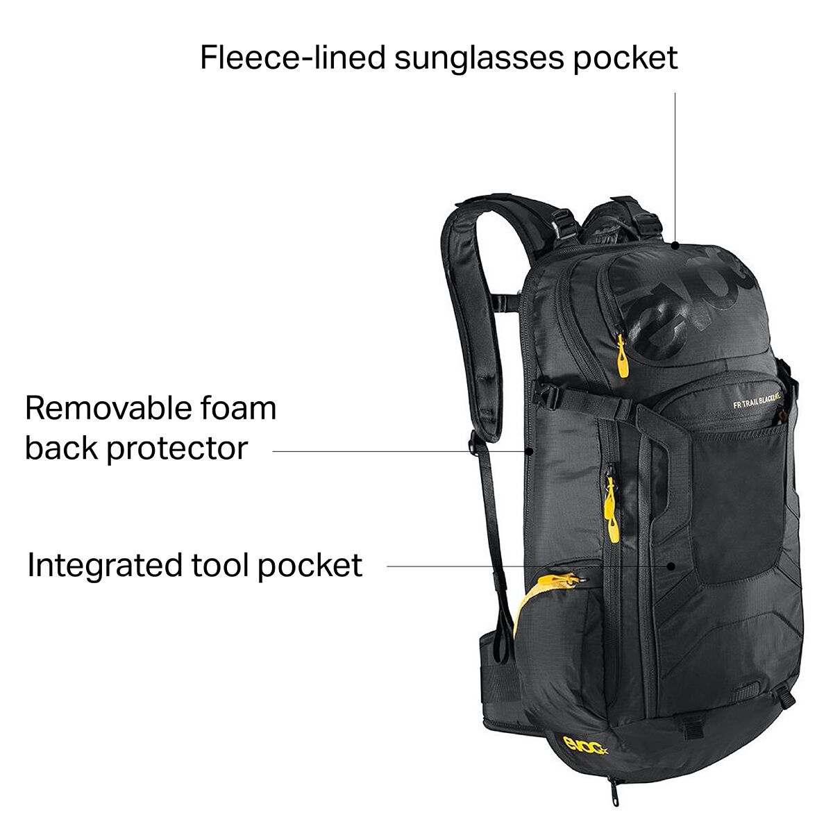 Evoc FR Trail Blackline Protector Hydration Pack - Bike