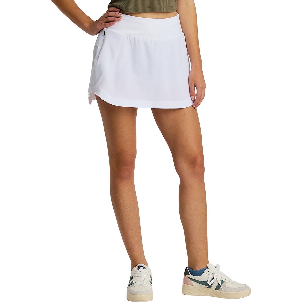 Free Fly Women's Lined Active Breeze Skort in Bright White - Size: XS