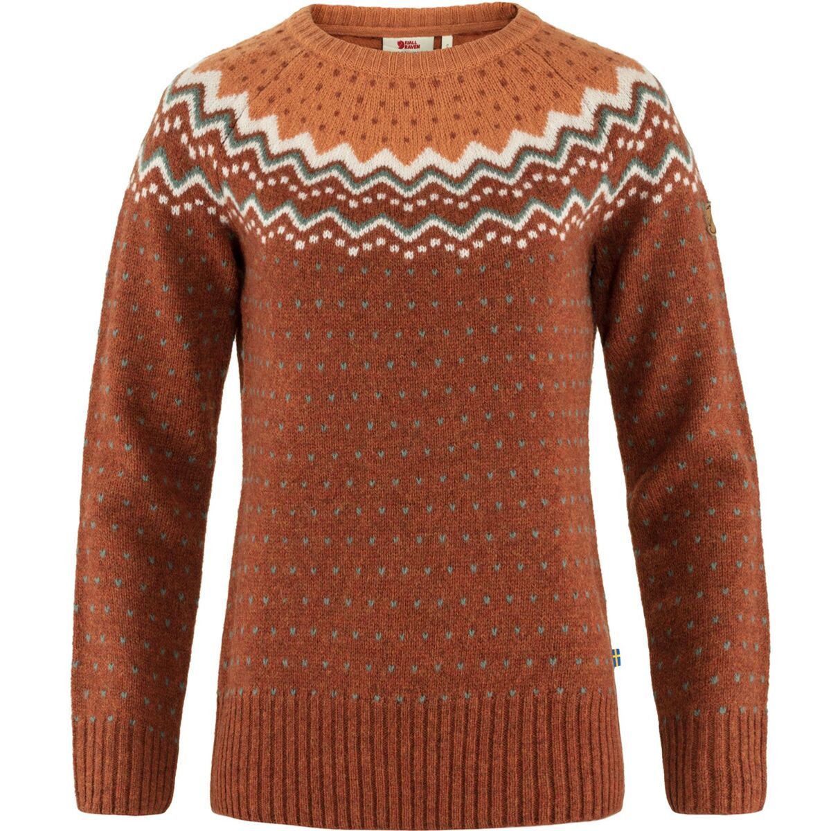 (取寄) フェールラーベン レディース パス ニット トップ - ウィメンズ Fjallraven women Ovik Path Knit Top - Women's Deep Patina/Misty Green Övik Path Knit W