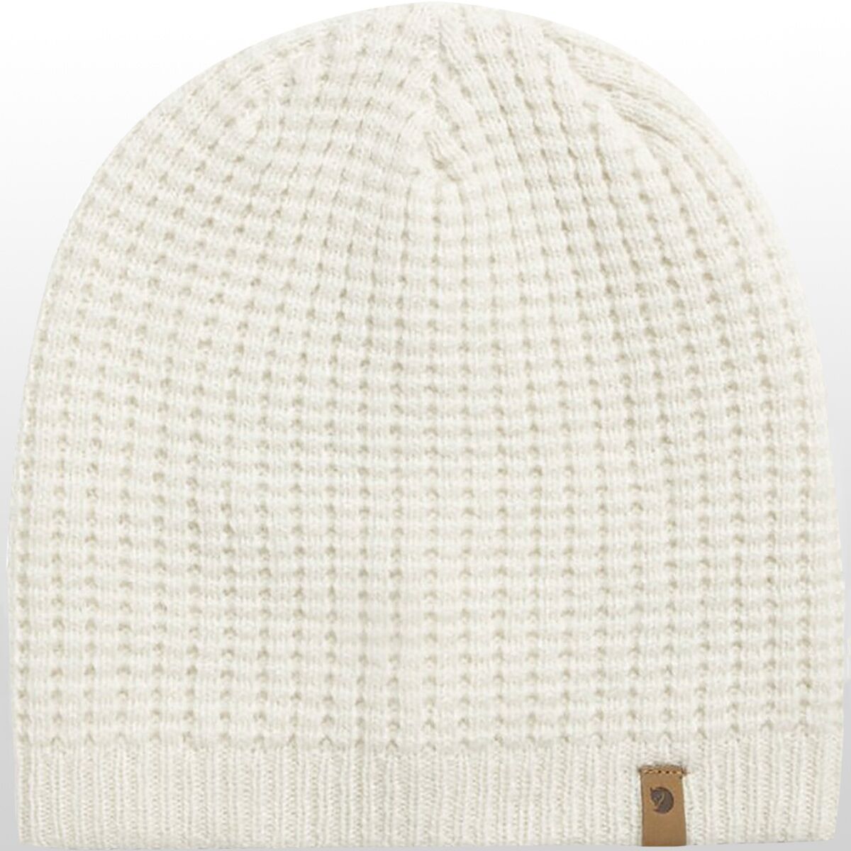 Fjallraven Sample Heavy Beanie Knit Lambswool Cream Wool Winter Hat Neutral snow_beanie_13100232-  main image 3