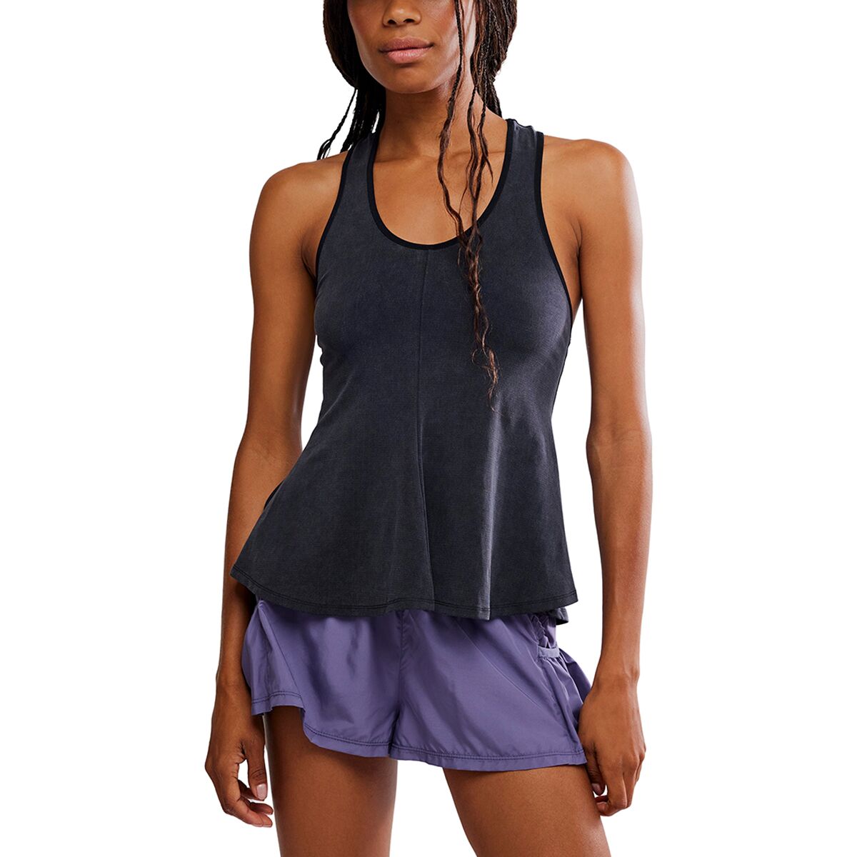 FP Movement Women's Go To Smooth Swing Tank Top in Black - Size: XS/S