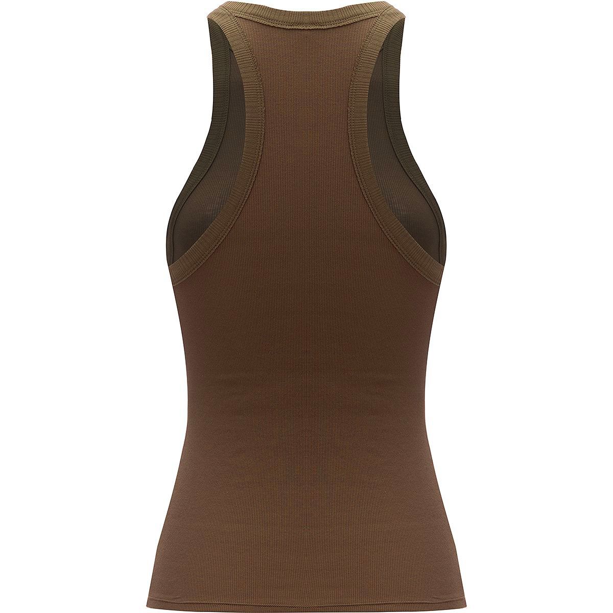 jens 未使用 イェンス LAYER TANKTOP タンクトップ ブラウン Neaty Racer Tank Top - Pecan Brown | Exercere