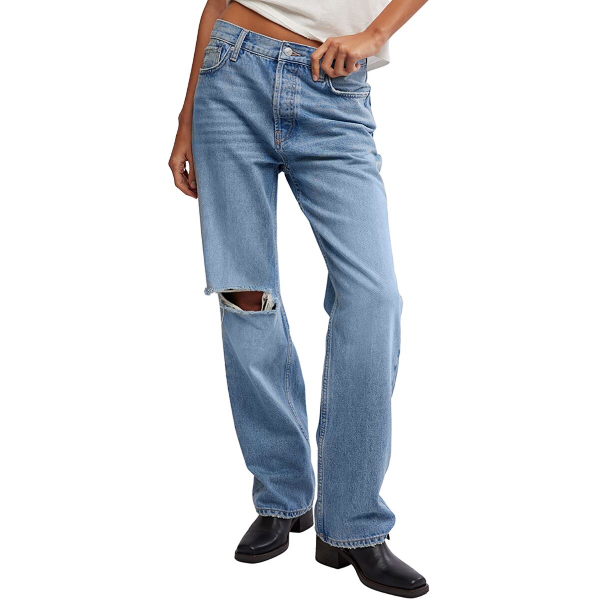 Free People Women's Holly Bootcut Jean in Cambridge - Size: 27