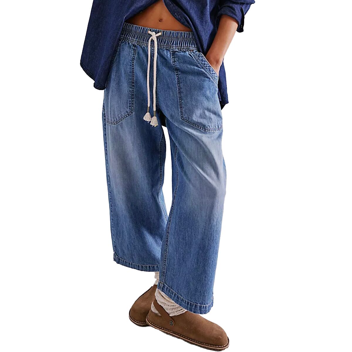 Free People Women's Easy Peasy Pull On Pant in No Problem - Size: Medium